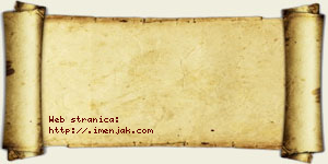 Olga Jačovac vizit kartica